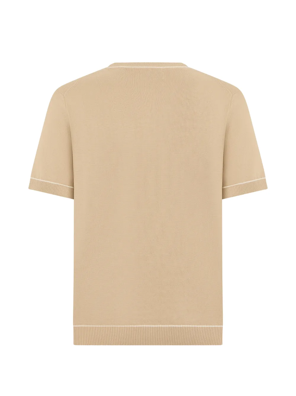 Gant T-shirt met ronde hals Beige