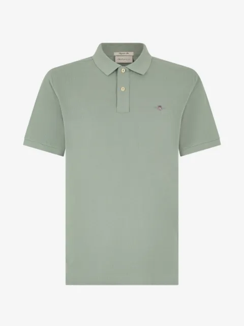 Gant playera tipo polo de algodón con logo bordado