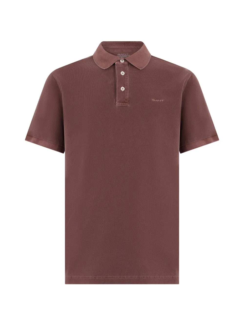 Gant 썬 페이디드 코튼 폴로 셔츠 | 브라운 | Image 1