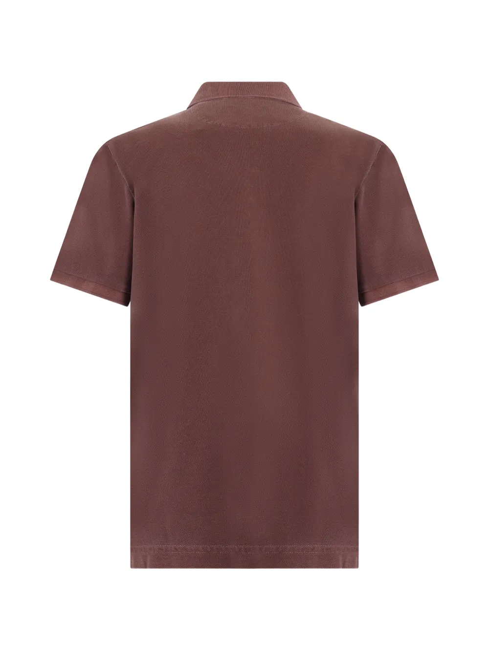 Gant Katoenen poloshirt met vervaagd effect Bruin