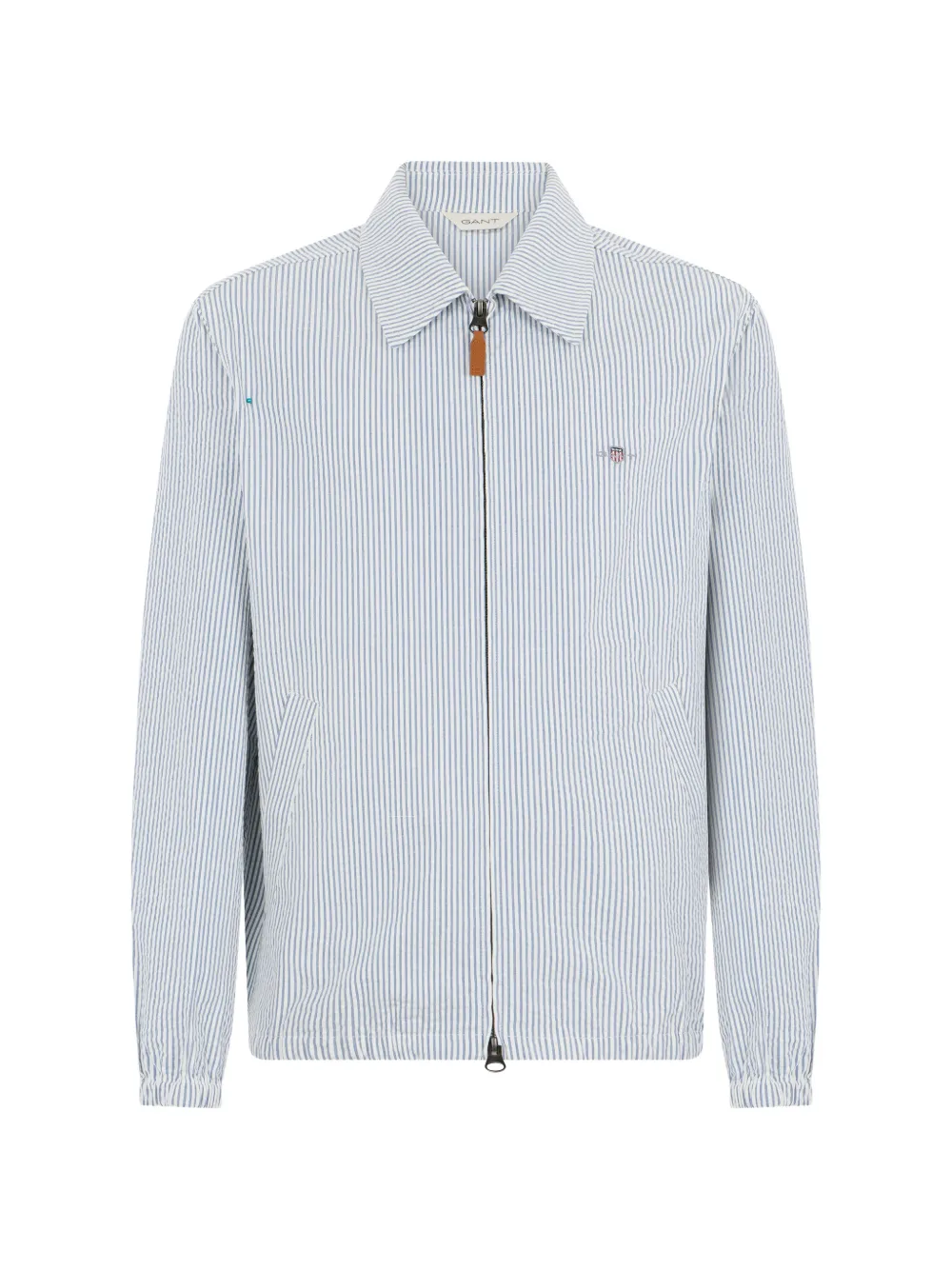 Gant seersucker striped jacket - Blu