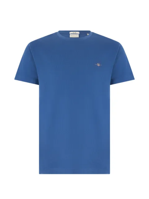 Gant logo-embroidered T-shirt
