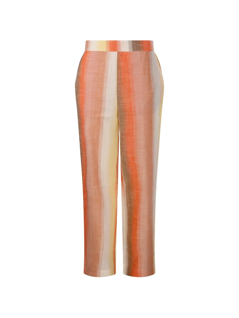 mapoésie Sun Joe striped straight-leg trousers - Arancione