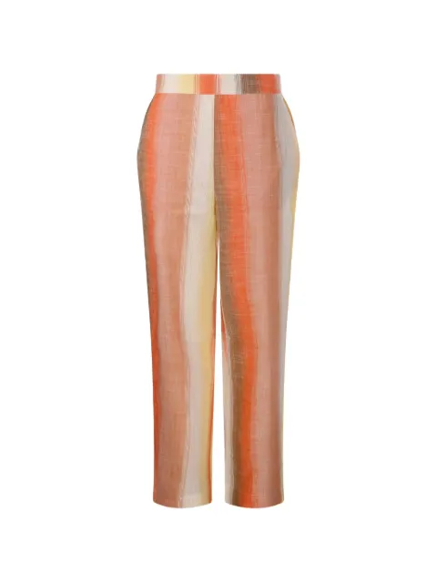 mapoésie Sun Joe striped straight-leg trousers