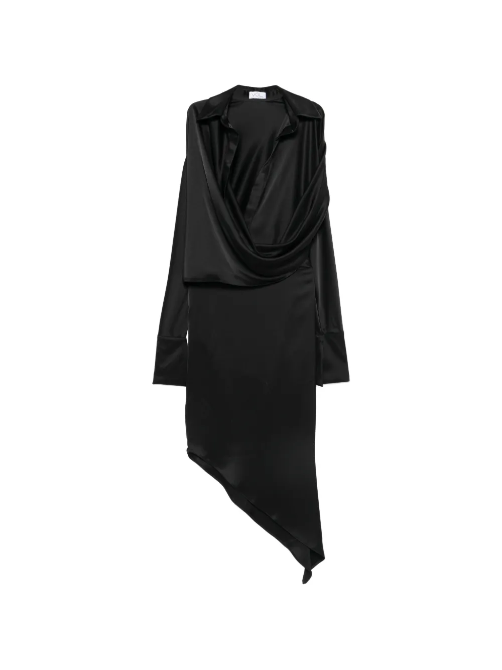 Vestiaire d'un Oiseau Libre asymmetric draped midi dress