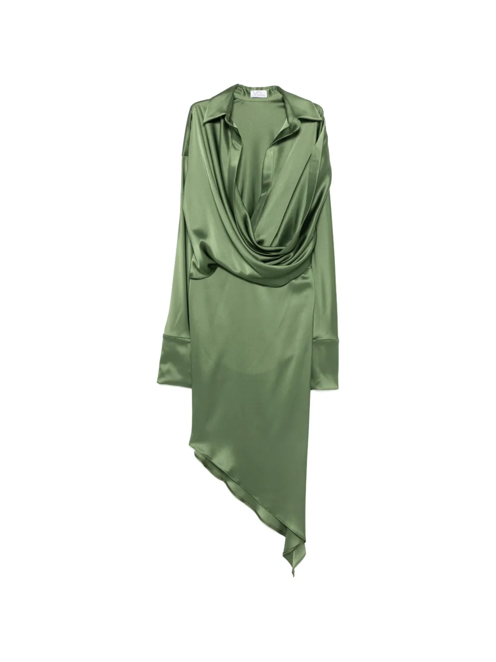 Vestiaire d'un Oiseau Libre asymmetric draped midi dress