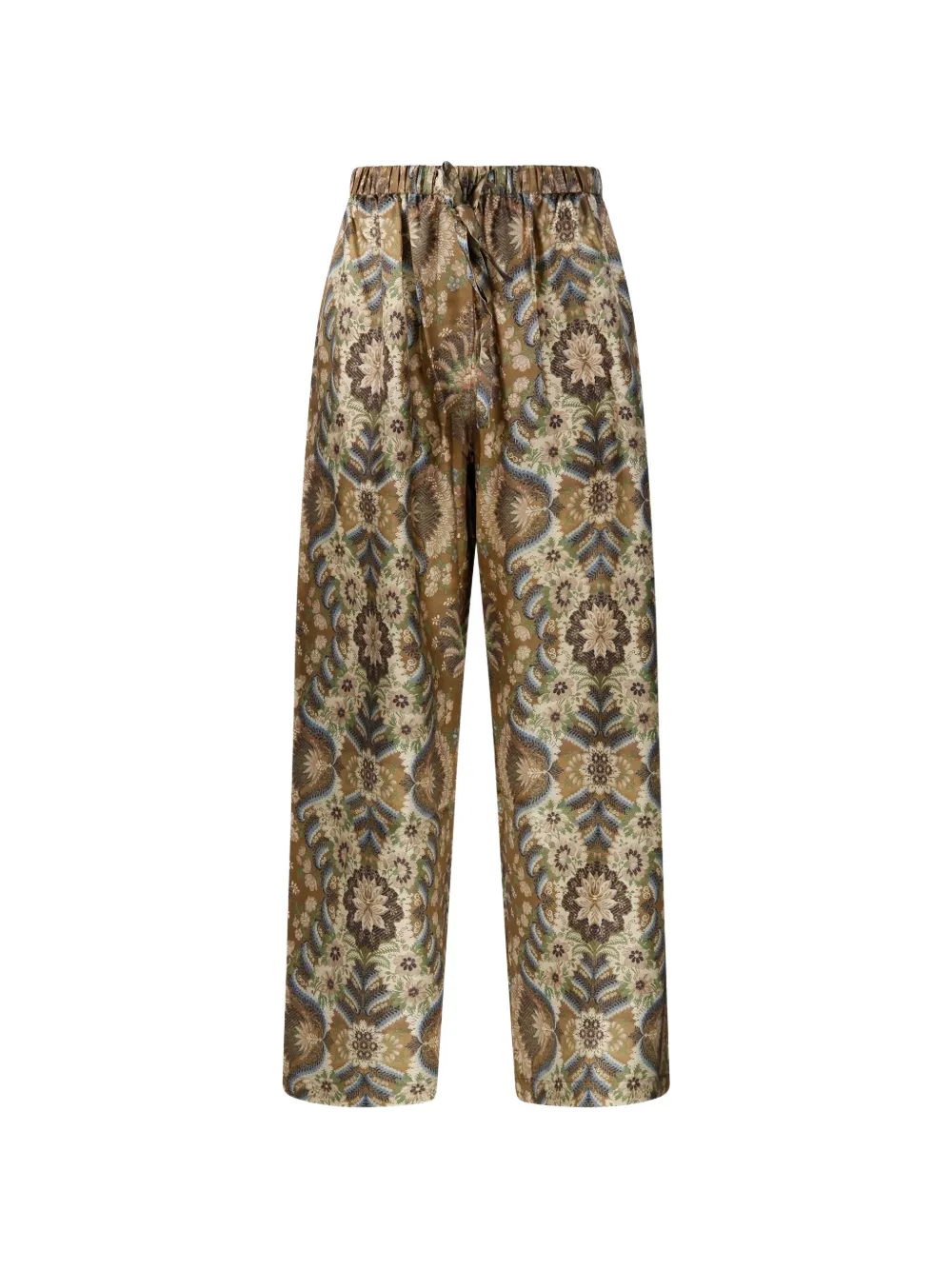 INTO THE EAST floral-print drawstring trousers - Toni neutri
