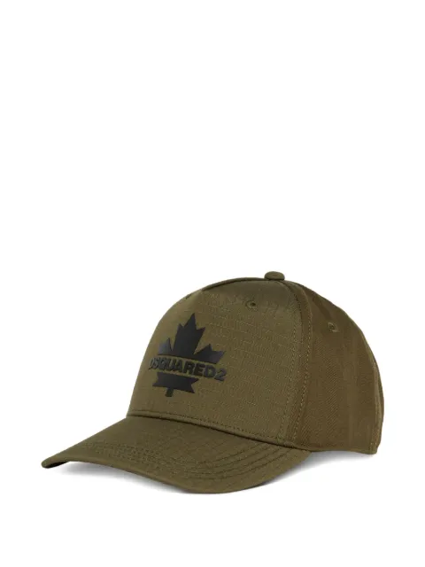 DSQUARED2 KIDS maple-leaf logo-print baseball cap