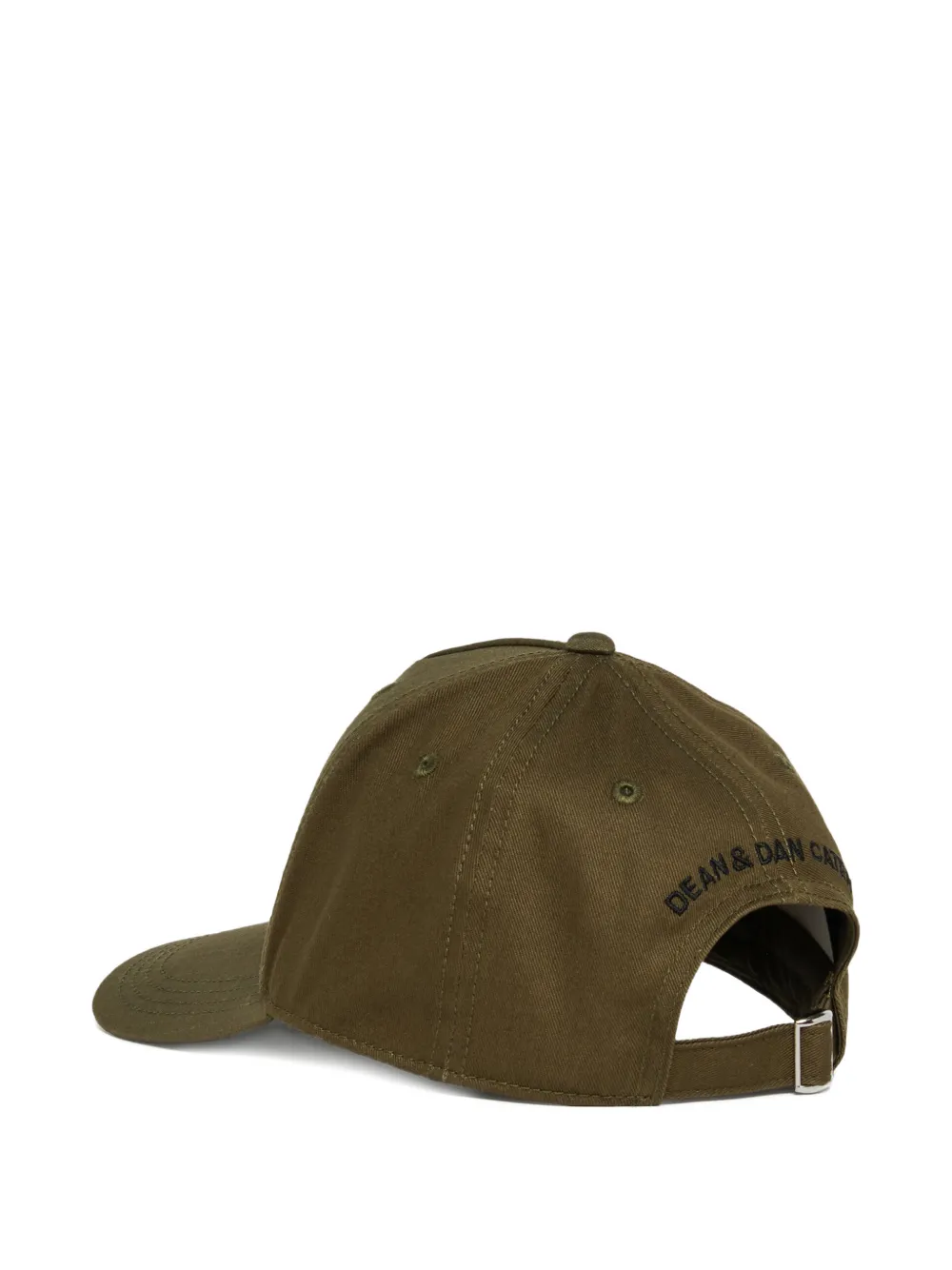 Dsquared2 Maple-leaf Logo-print Baseball Cap In Green