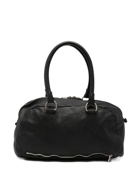 Guidi zip-detail leather tote bag