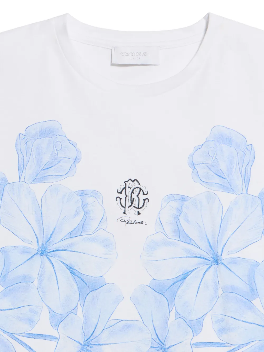 Roberto Cavalli Junior T-shirt met print Wit