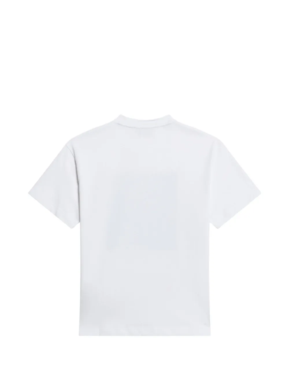 Roberto Cavalli Junior T-shirt met logopatch Wit