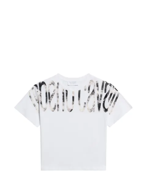 Roberto Cavalli Junior logo-print cotton T-shirt