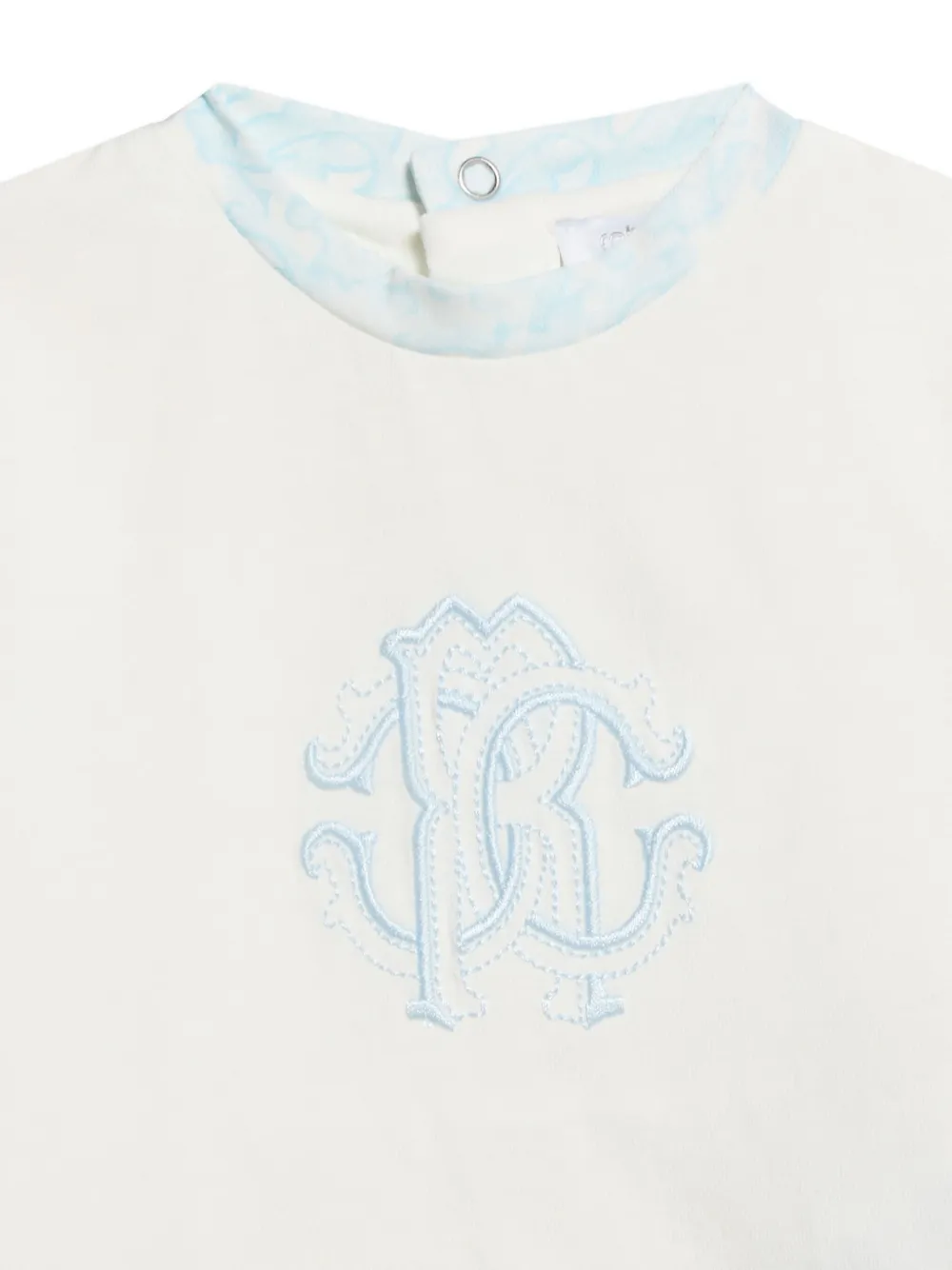 Roberto Cavalli Junior Shorts met monogram Beige