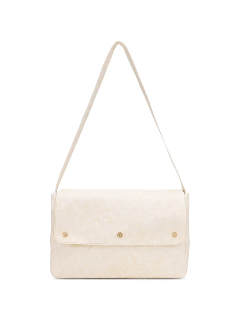 Roberto Cavalli Junior logo-motif changing bag - Weiß