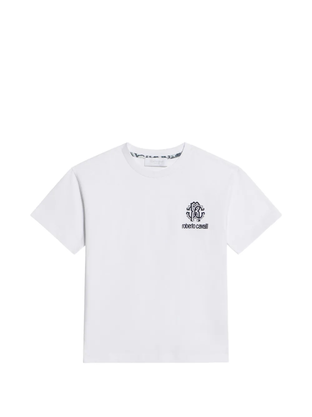 Roberto Cavalli Junior logo-print T-shirt - Bianco