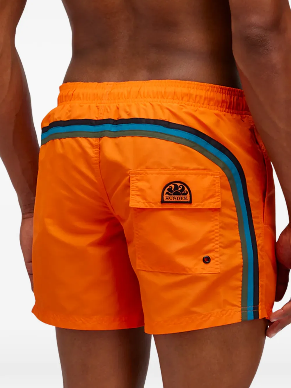 Sundek Zwembroek met trekkoord Oranje
