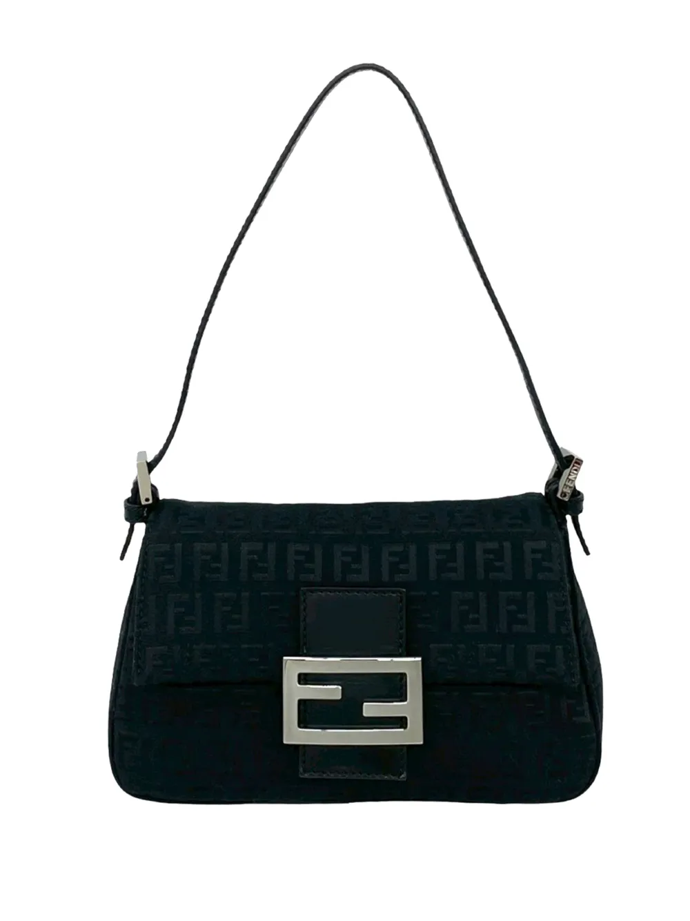 Fendi Pre-Owned 2000-2010 Mini Zucchino Canvas Mamma Forever shoulder bag - Nero