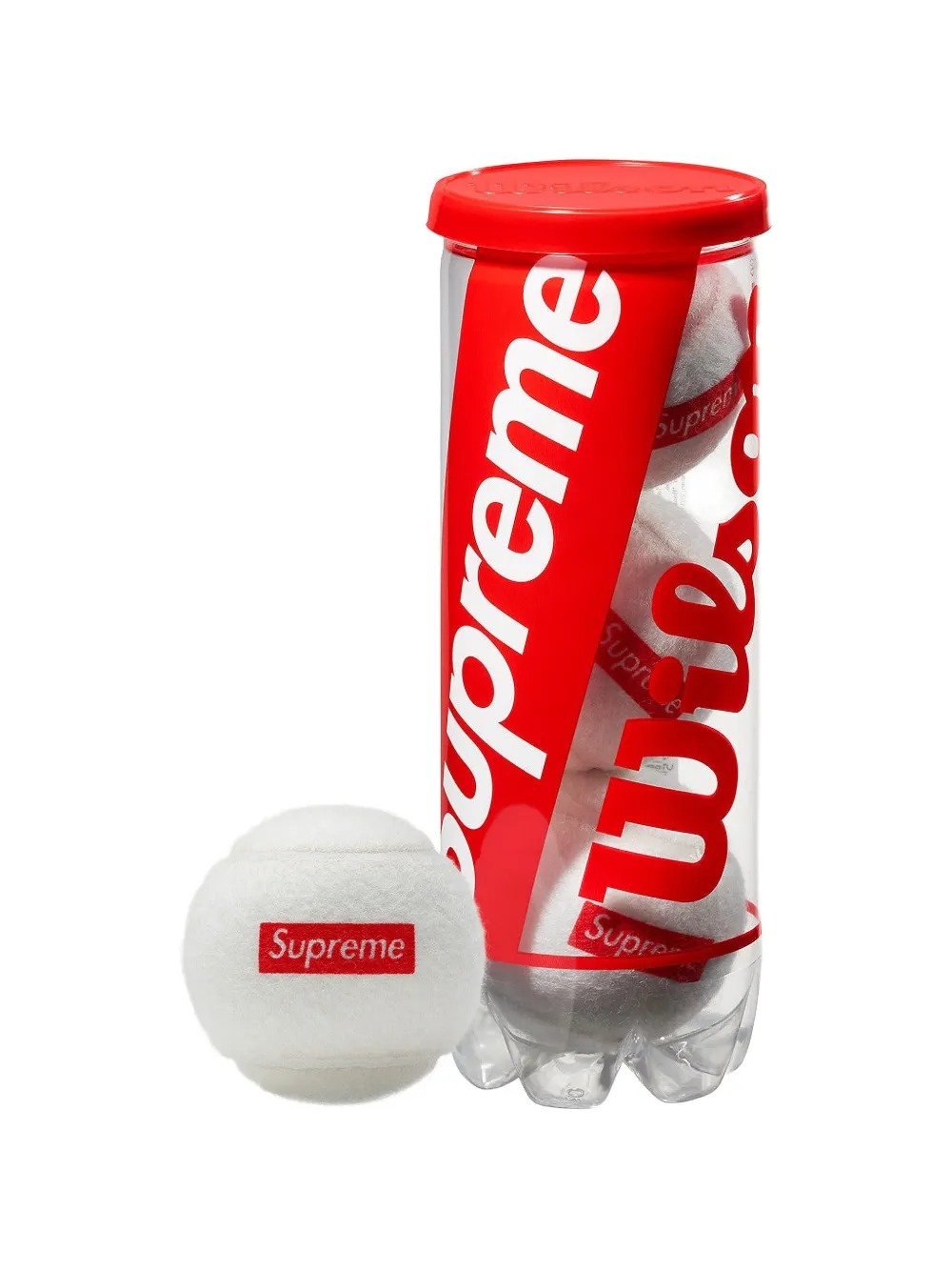 Supreme box logo tennis balls - Weiß