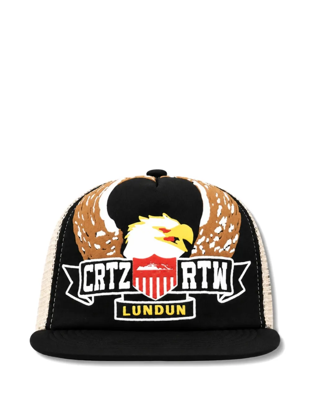 CORTEIZ Dipset logo-print trucker cap - Nero