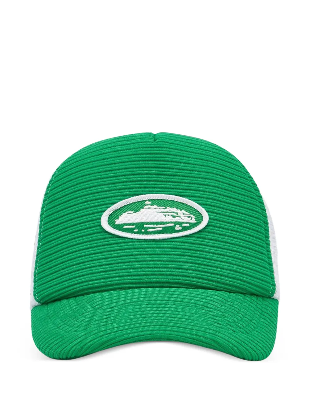 CORTEIZ mesh-panelled logo-patch trucker cap - Grün