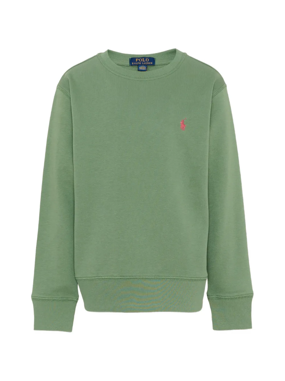 POLO RALPH LAUREN KIDS Pony-embroidered sweater - Verde