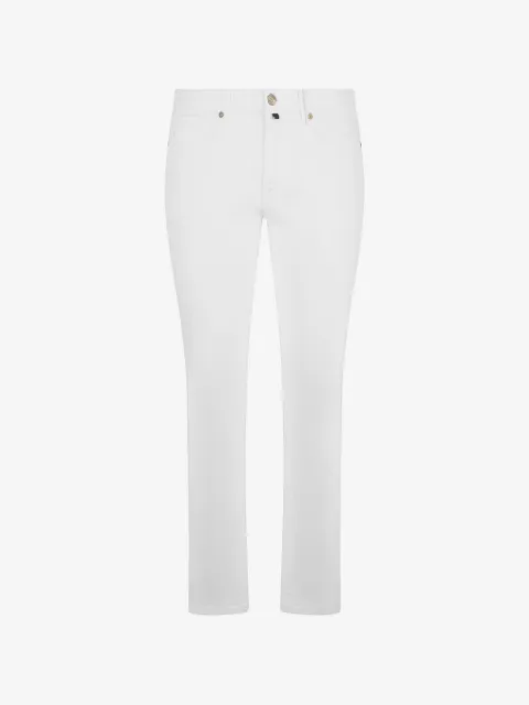 slowear jeans slim con parche del logo