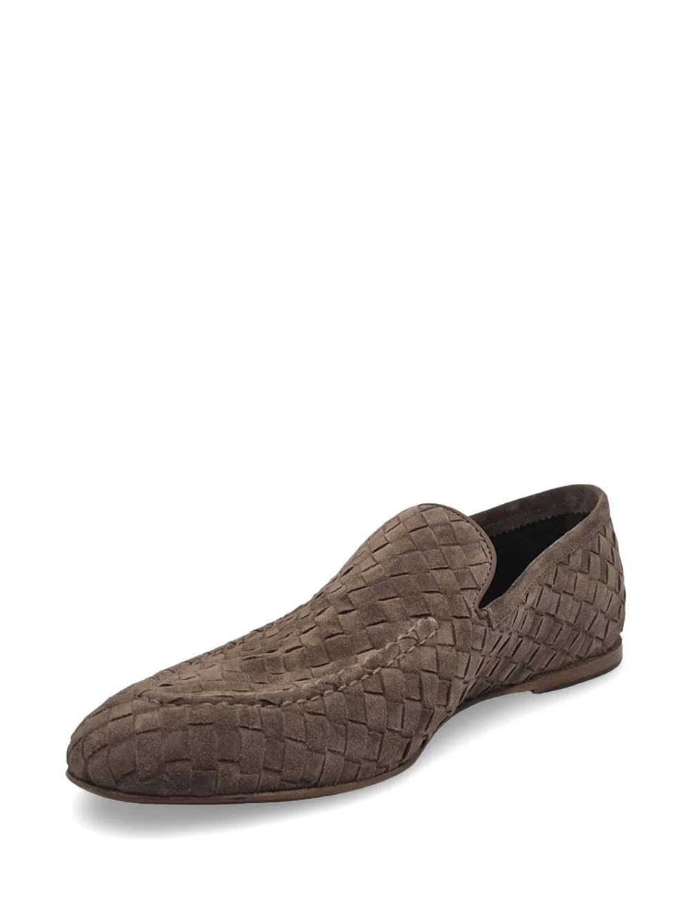 Barrett woven suede loafers Bruin