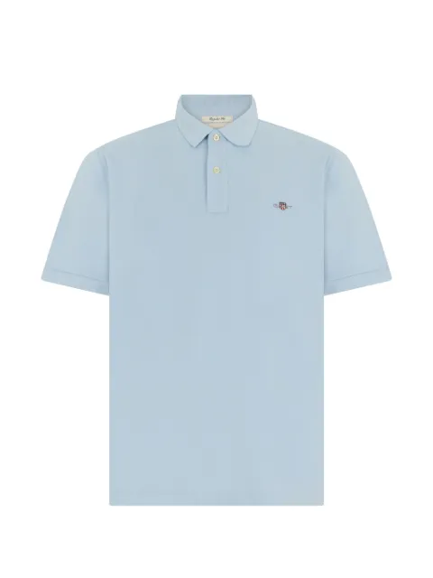 Gant logo-embroidered piqué polo shirt
