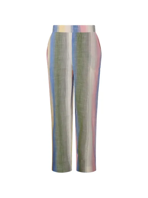 mapoésie striped straight-leg trousers