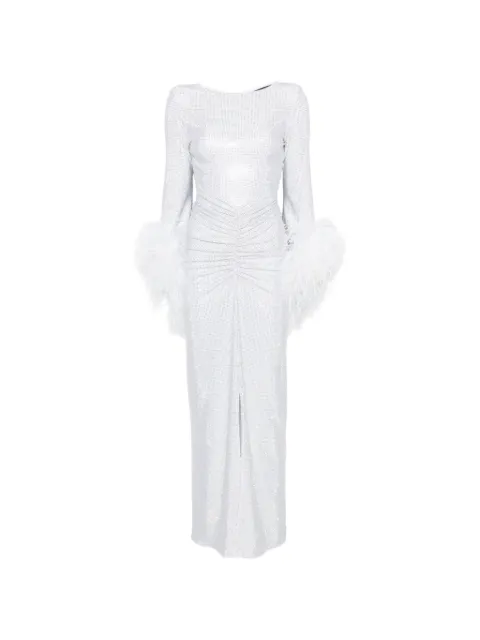 MIRON embellished midi dress