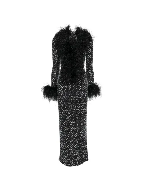 MIRON embellished maxi dress