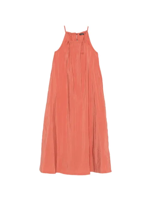 Emporio Armani vestido de playa con cuello halter
