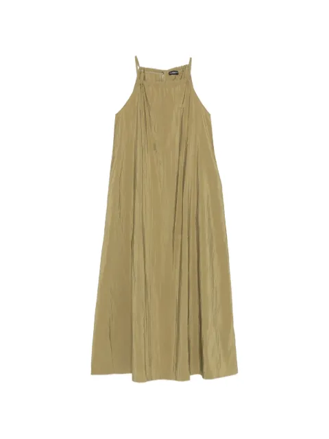 Emporio Armani vestido de playa con cuello halter