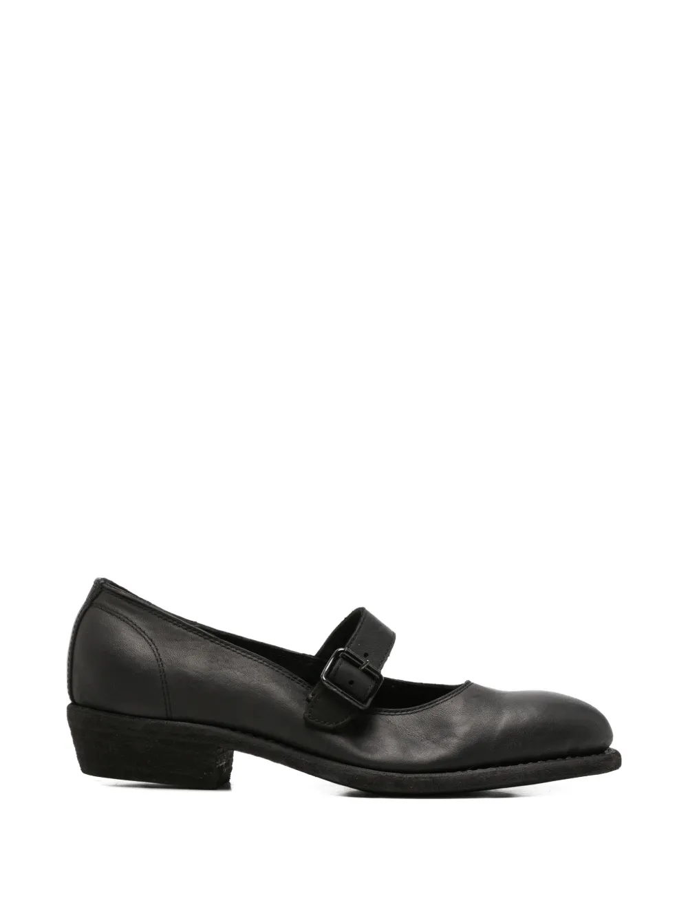 Guidi buckle-strap loafers - Nero