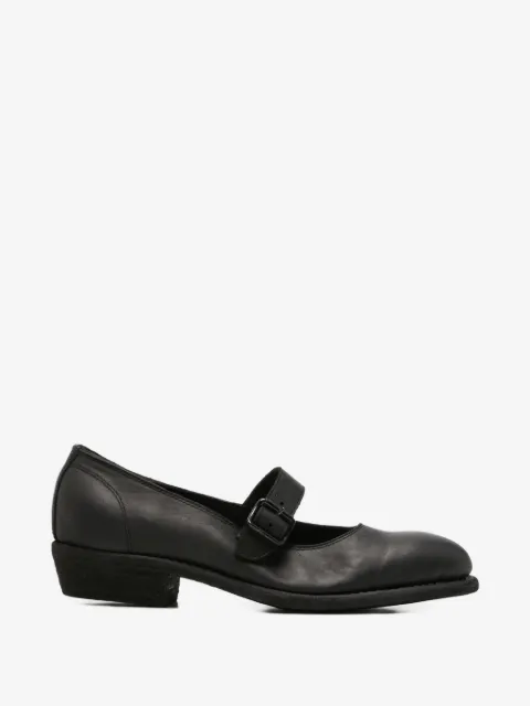 Guidi Loafer mit Schnallenriemen