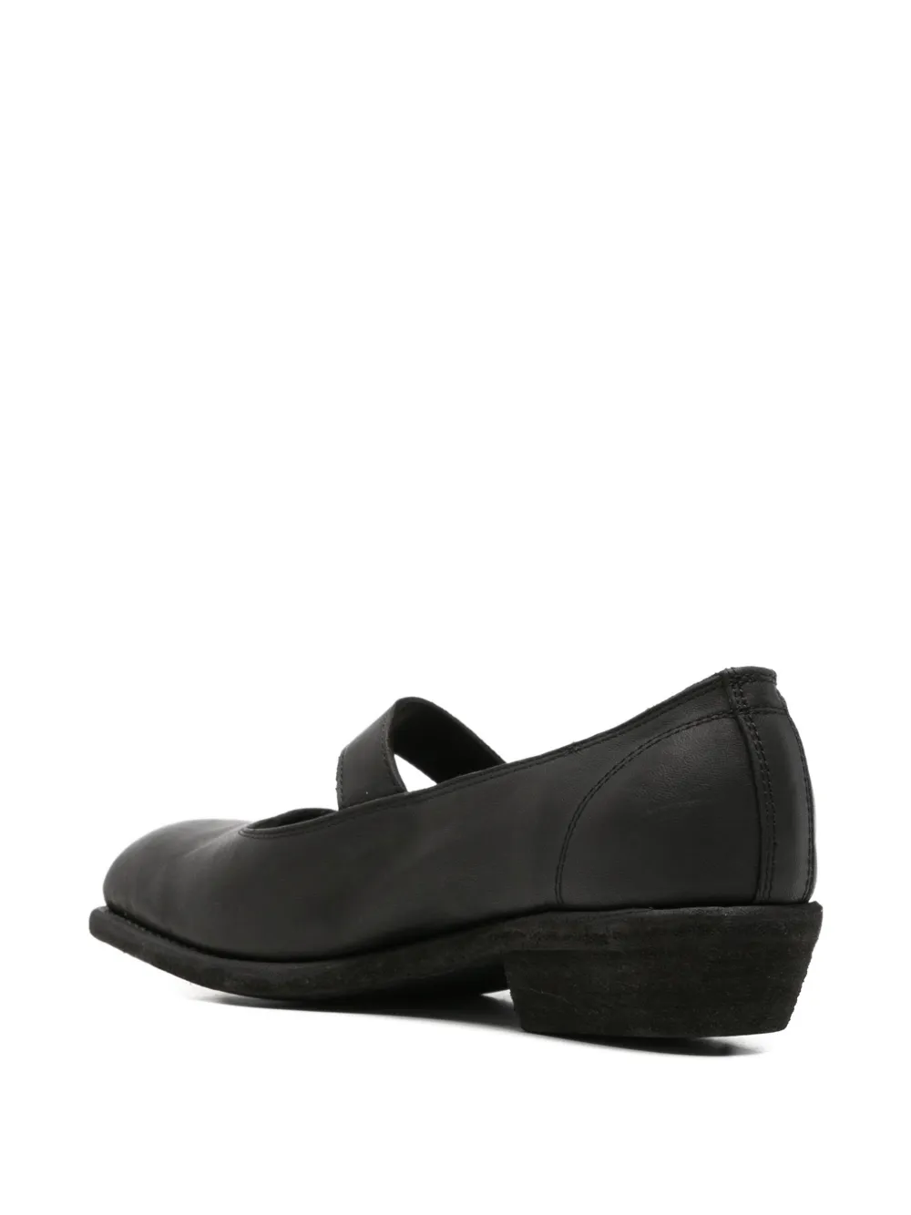 Guidi Loafers met gesp Zwart