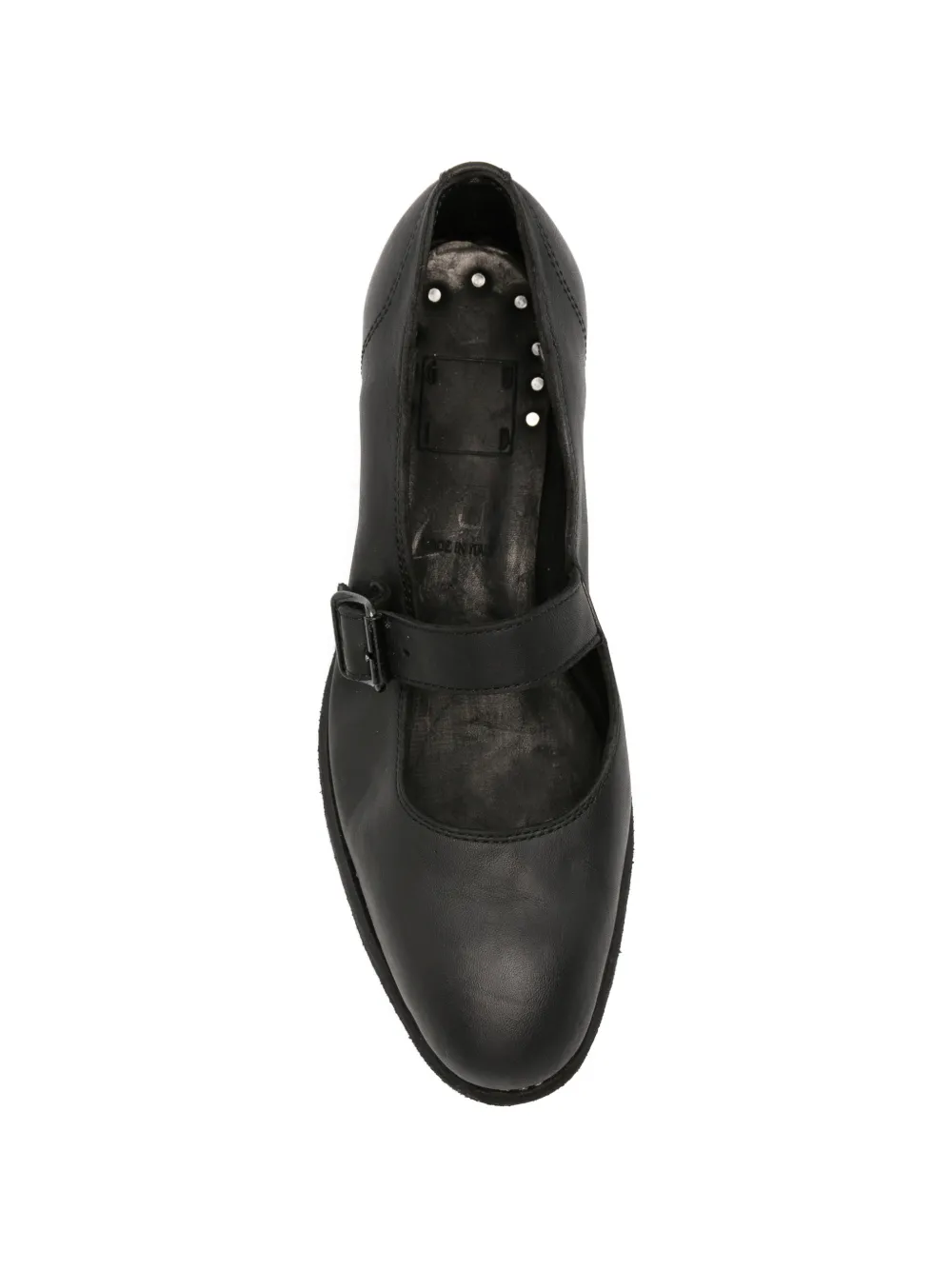 Guidi Loafers met gesp Zwart