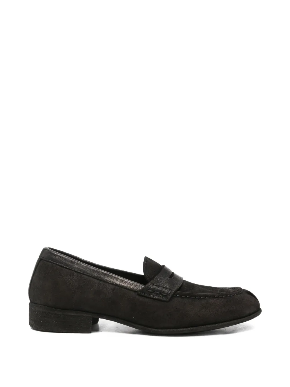 Guidi suede leather loafers - Schwarz