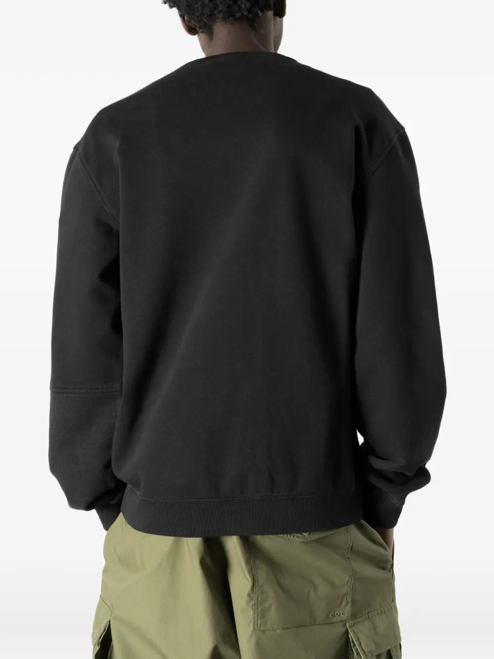 Maharishi Maha trui met vlakken en logoprint Zwart