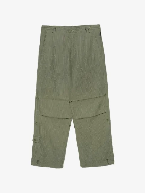 Maharishi Sashiko-stitched wide-leg trousers
