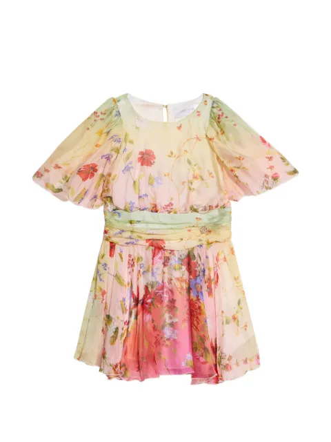 Roberto Cavalli Junior Miami Flowers-print dress