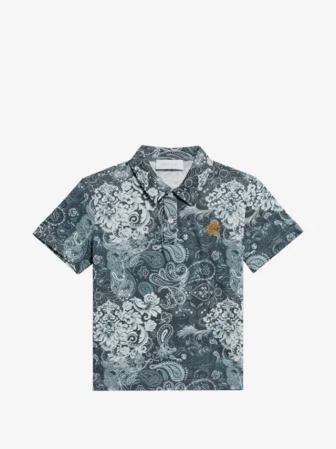 Roberto Cavalli Junior paisley-print polo shirt
