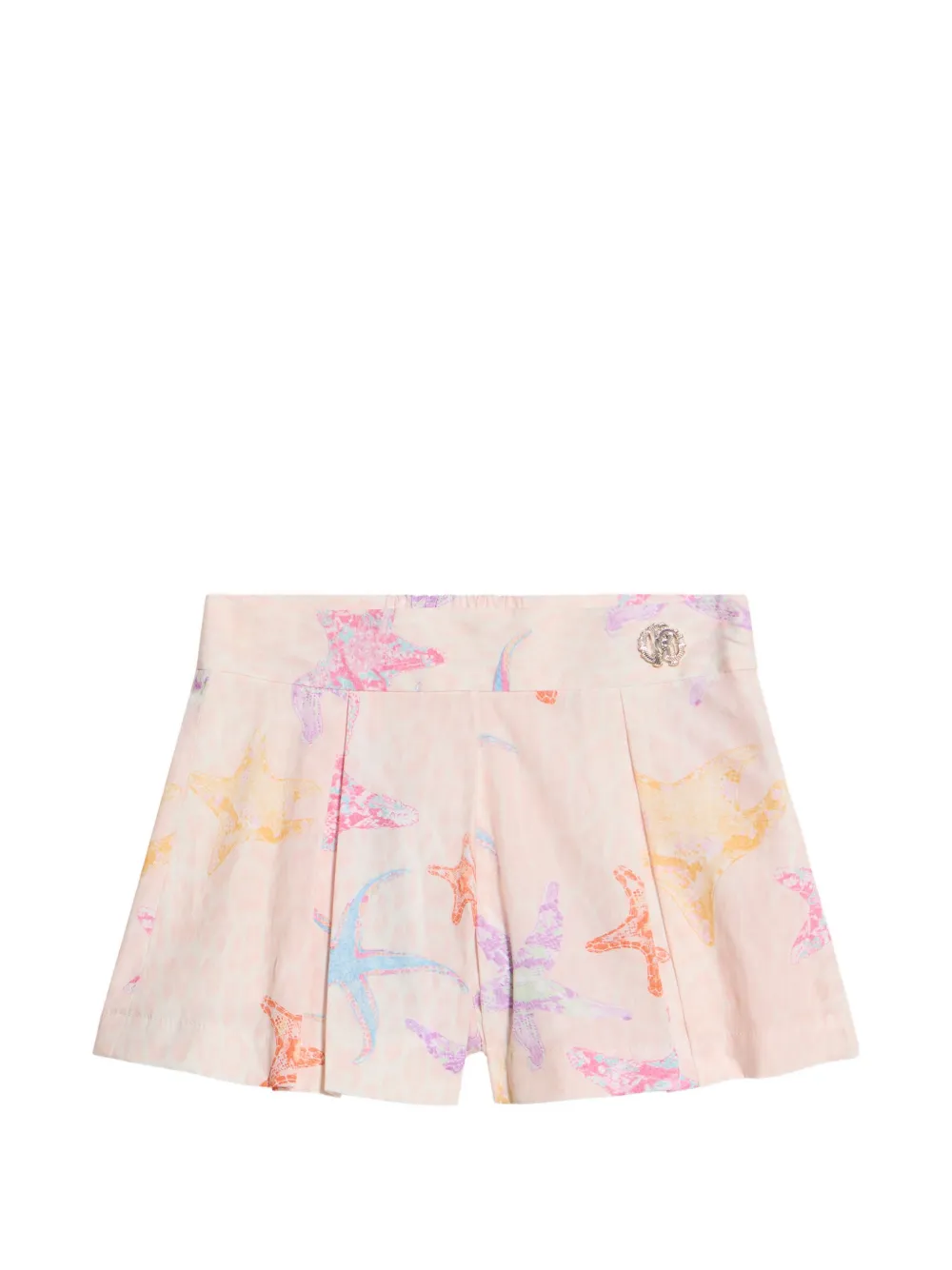 Roberto Cavalli Junior starfish-print shorts - Pink