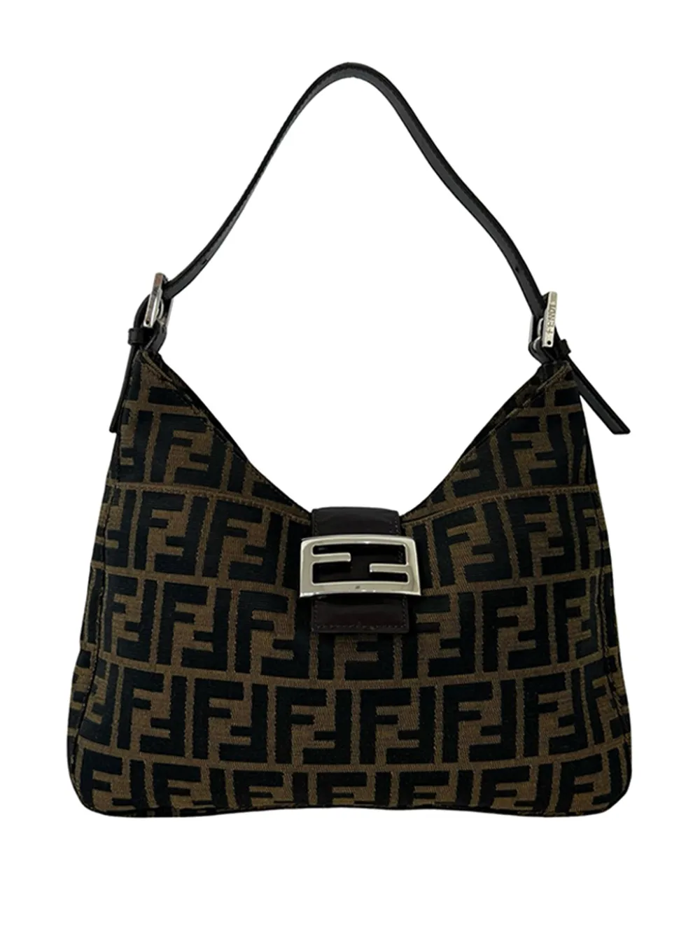 Fendi Pre-Owned 20th Century Zucca Canvas shoulder bag - Marrone