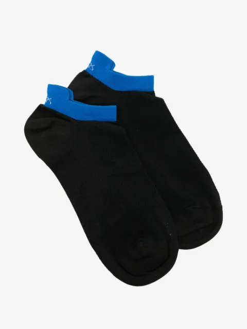 Zegna logo-embroidered low-cut socks