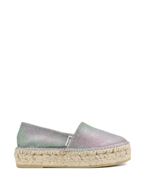 Espadrilles Dommy glitter-effect platform espadrilles