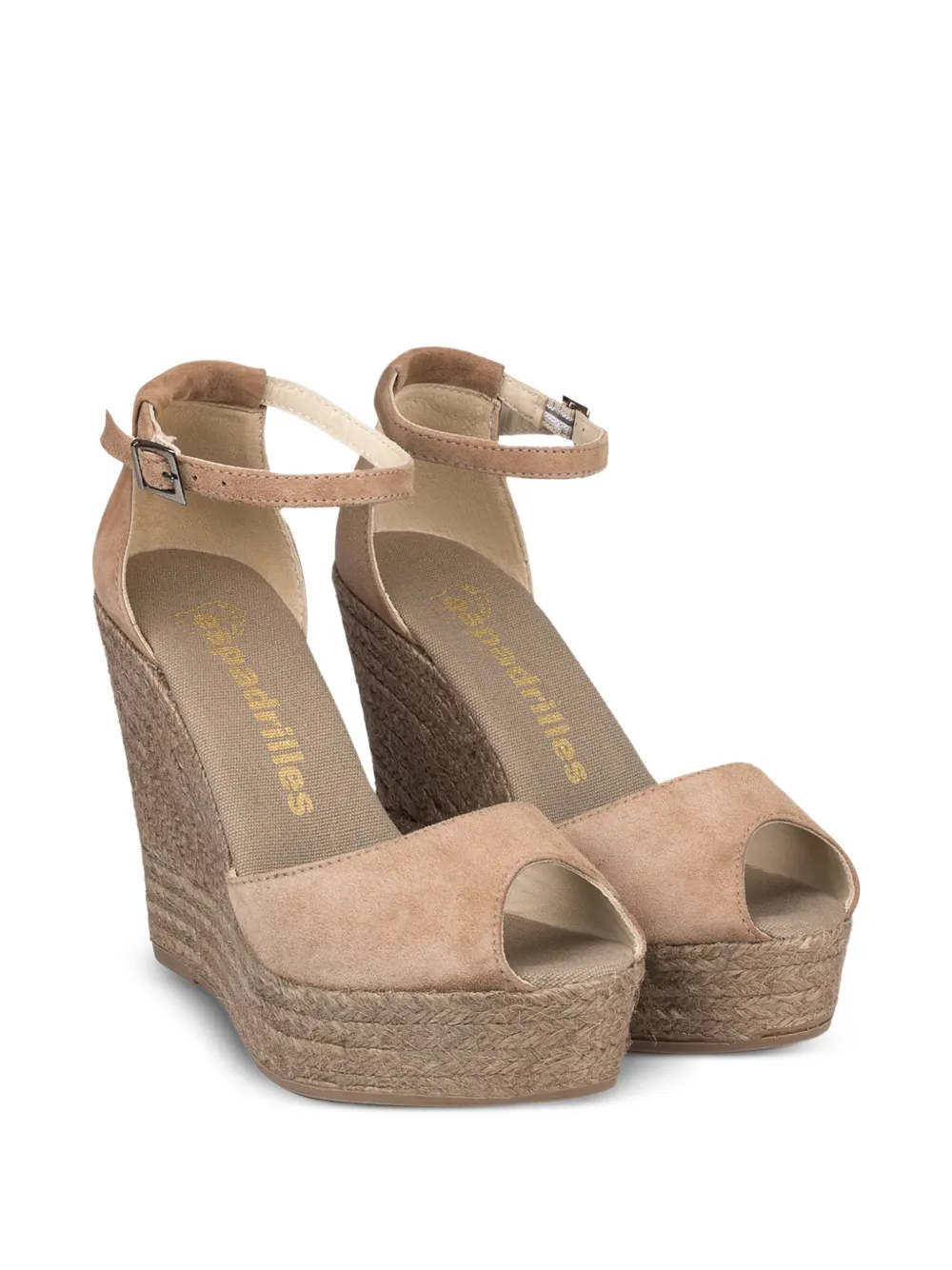 Espadrilles Sasha suede wedge Beige