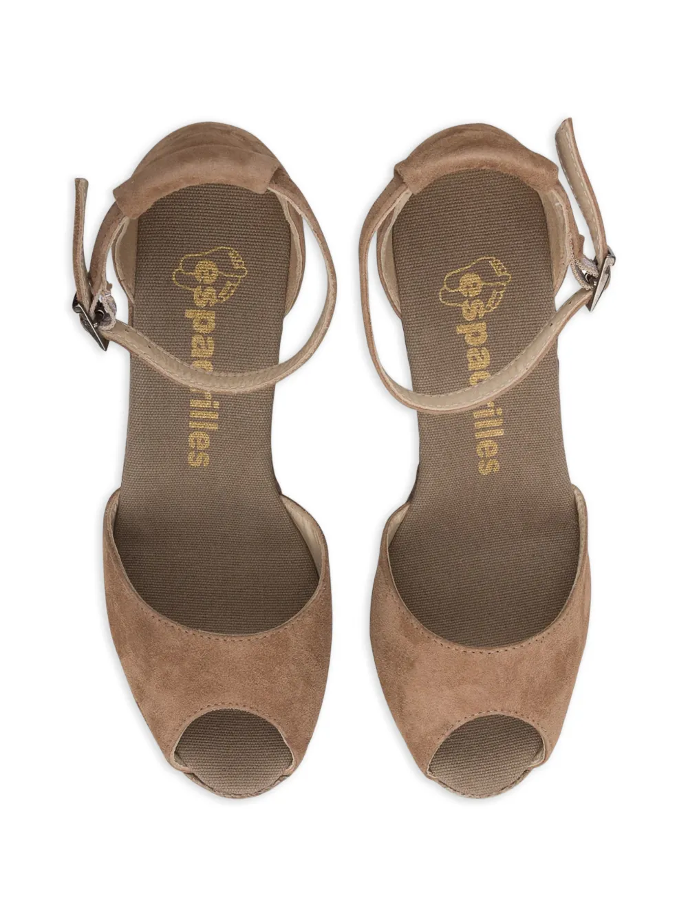 Espadrilles Sasha suede wedge Beige