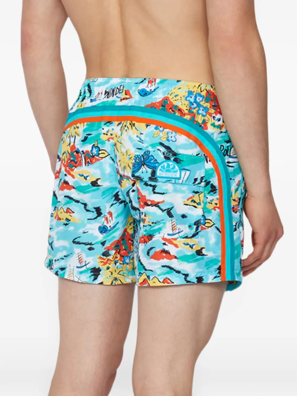 Sundek Sea zwembroek Blauw